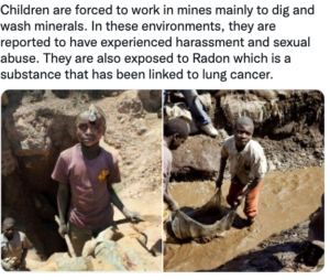 children forced to work mines democratic republic congo