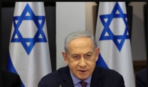 South Africa details numerous examples of ‘direct and public incitement to commit genocide by Israeli state officials’, including by the prime minister, Benjamin Netanyahu. Photograph: Abir Sultan/AP